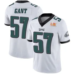 Youth Dallas Gant Philadelphia Eagles No.57 Limited Vapor Untouchable Super Bowl LIX Jersey - White