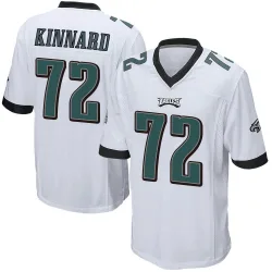 Youth Darian Kinnard Philadelphia Eagles No.72 Game Jersey - White