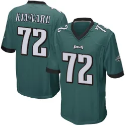 Youth Darian Kinnard Philadelphia Eagles No.72 Game Team Color Jersey - Green