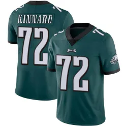 Youth Darian Kinnard Philadelphia Eagles No.72 Limited Midnight Team Color Vapor Untouchable Jersey - Green