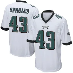 Youth Darren Sproles Philadelphia Eagles No.43 Game Jersey - White