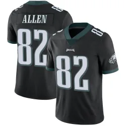 Youth Devon Allen Philadelphia Eagles No.82 Limited Alternate Vapor Untouchable Jersey - Black