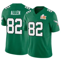 Youth Devon Allen Philadelphia Eagles No.82 Limited Kelly Alternate Vapor F.U.S.E. Super Bowl LIX Jersey - Green