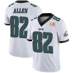 Youth Devon Allen Philadelphia Eagles No.82 Limited Vapor Untouchable Super Bowl LIX Jersey - White