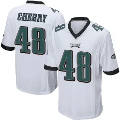 Youth Don Cherry Philadelphia Eagles No.48 Game Jersey - White