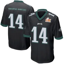Youth Dorian Thompson-Robinson Philadelphia Eagles No.14 Game Alternate Super Bowl LIX Jersey - Black