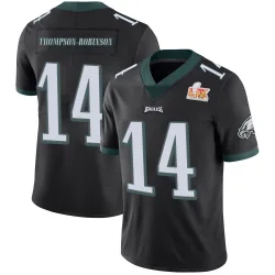 Youth Dorian Thompson-Robinson Philadelphia Eagles No.14 Limited Alternate Vapor Untouchable Super Bowl LIX Jersey - Black