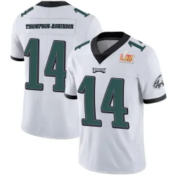 Youth Dorian Thompson-Robinson Philadelphia Eagles No.14 Limited Vapor Untouchable Super Bowl LIX Jersey - White