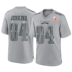 Youth E.J. Jenkins Philadelphia Eagles No.84 Game Atmosphere Fashion Super Bowl LIX Jersey - Gray