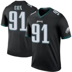 Youth Fletcher Cox Philadelphia Eagles No.91 Legend Color Rush Jersey - Black