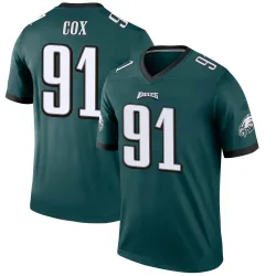 Youth Fletcher Cox Philadelphia Eagles No.91 Legend Jersey - Green