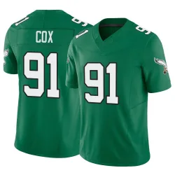 Youth Fletcher Cox Philadelphia Eagles No.91 Limited Kelly Alternate Vapor F.U.S.E. Jersey - Green