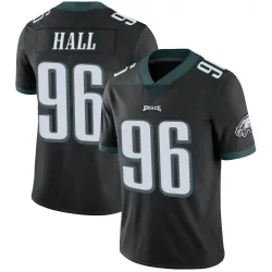 Youth Gabe Hall Philadelphia Eagles No.96 Limited Alternate Vapor Untouchable Jersey - Black
