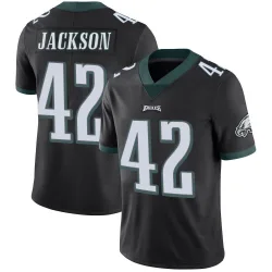 Youth Giles Jackson Philadelphia Eagles No.42 Limited Alternate Vapor Untouchable Jersey - Black