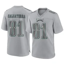 Youth Grant Calcaterra Philadelphia Eagles No.81 Game Atmosphere Fashion Jersey - Gray