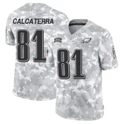 Youth Grant Calcaterra Philadelphia Eagles No.81 Limited 2024 Salute to Service Jersey - Arctic Camo
