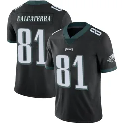 Youth Grant Calcaterra Philadelphia Eagles No.81 Limited Alternate Vapor Untouchable Jersey - Black