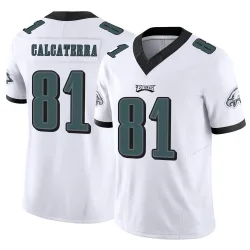 Youth Grant Calcaterra Philadelphia Eagles No.81 Limited Vapor F.U.S.E. Jersey - White