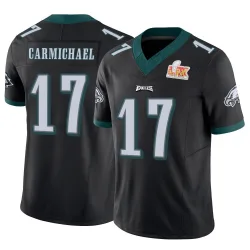 Youth Harold Carmichael Philadelphia Eagles No.17 Limited Vapor F.U.S.E. Super Bowl LIX Jersey - Black