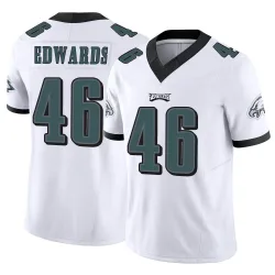 Youth Herman Edwards Philadelphia Eagles No.46 Limited Vapor F.U.S.E. Jersey - White