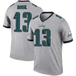 Youth Ian Book Philadelphia Eagles No.13 Legend Silver Inverted Jersey