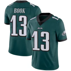Youth Ian Book Philadelphia Eagles No.13 Limited Midnight Team Color Vapor Untouchable Jersey - Green