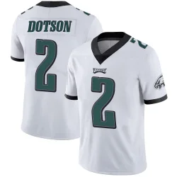 Youth Jahan Dotson Philadelphia Eagles No.2 Limited Vapor Untouchable Jersey - White