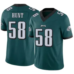 Youth Jalyx Hunt Philadelphia Eagles No.58 Limited Vapor F.U.S.E. Jersey - Green
