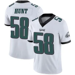 Youth Jalyx Hunt Philadelphia Eagles No.58 Limited Vapor Untouchable Jersey - White