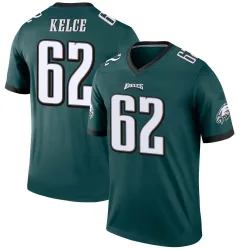 Youth Jason Kelce Philadelphia Eagles No.62 Legend Jersey - Green