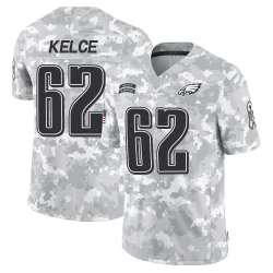 Youth Jason Kelce Philadelphia Eagles No.62 Limited 2024 Salute to Service Jersey - Arctic Camo