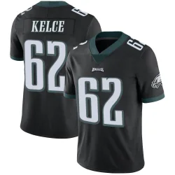 Youth Jason Kelce Philadelphia Eagles No.62 Limited Alternate Vapor Untouchable Jersey - Black