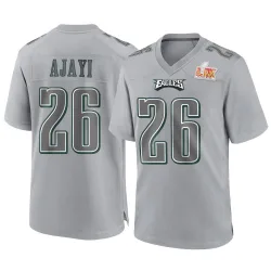 Youth Jay Ajayi Philadelphia Eagles No.26 Game Atmosphere Fashion Super Bowl LIX Jersey - Gray