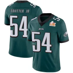 Youth Jeremiah Trotter Jr. Philadelphia Eagles No.54 Limited Midnight Team Color Vapor Untouchable Super Bowl LIX Jersey - Green