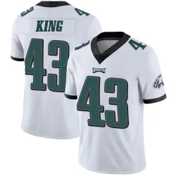Youth Johnny King Philadelphia Eagles No.43 Limited Vapor Untouchable Jersey - White