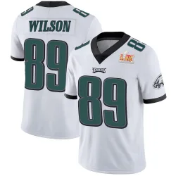 Youth Johnny Wilson Philadelphia Eagles No.89 Limited Vapor Untouchable Super Bowl LIX Jersey - White