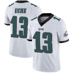 Youth Joshua Uche Philadelphia Eagles No.13 Limited Vapor Untouchable Jersey - White