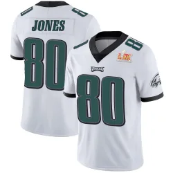 Youth Julio Jones Philadelphia Eagles No.80 Limited Vapor Untouchable Super Bowl LIX Jersey - White