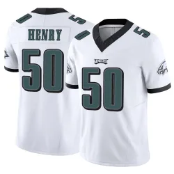 Youth KJ Henry Philadelphia Eagles No.50 Limited Vapor F.U.S.E. Jersey - White