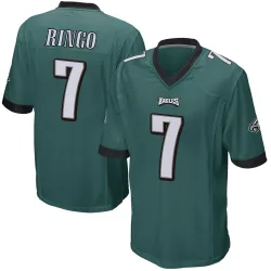 Youth Kelee Ringo Philadelphia Eagles No.7 Game Team Color Jersey - Green