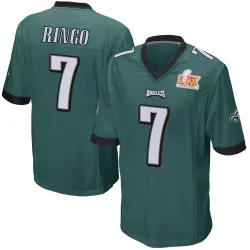 Youth Kelee Ringo Philadelphia Eagles No.7 Game Team Color Super Bowl LIX Jersey - Green