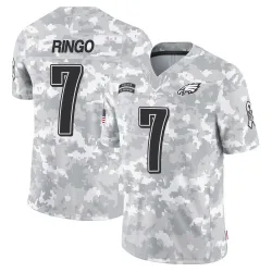 Youth Kelee Ringo Philadelphia Eagles No.7 Limited 2024 Salute to Service Jersey - Arctic Camo