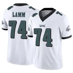 Youth Kendall Lamm Philadelphia Eagles No.74 Limited Vapor F.U.S.E. Jersey - White