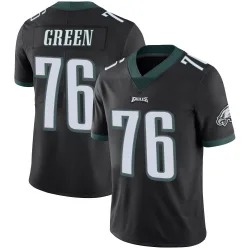 Youth Kenyon Green Philadelphia Eagles No.76 Limited Alternate Vapor Untouchable Jersey - Black