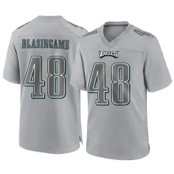 Youth Khari Blasingame Philadelphia Eagles No.48 Game Atmosphere Fashion Jersey - Gray