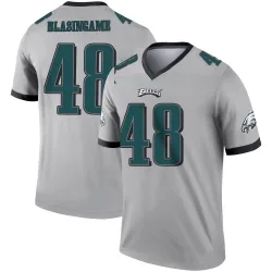 Youth Khari Blasingame Philadelphia Eagles No.48 Legend Silver Inverted Jersey