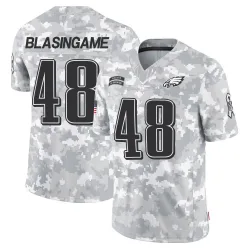 Youth Khari Blasingame Philadelphia Eagles No.48 Limited 2024 Salute to Service Jersey - Arctic Camo