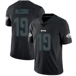 Youth Kyle McCord Philadelphia Eagles No.19 Limited Jersey - Black Impact