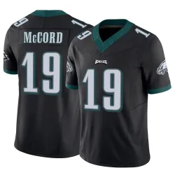 Youth Kyle McCord Philadelphia Eagles No.19 Limited Vapor F.U.S.E. Jersey - Black