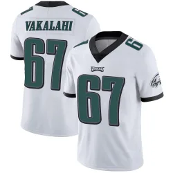 Youth Laekin Vakalahi Philadelphia Eagles No.67 Limited Vapor Untouchable Jersey - White